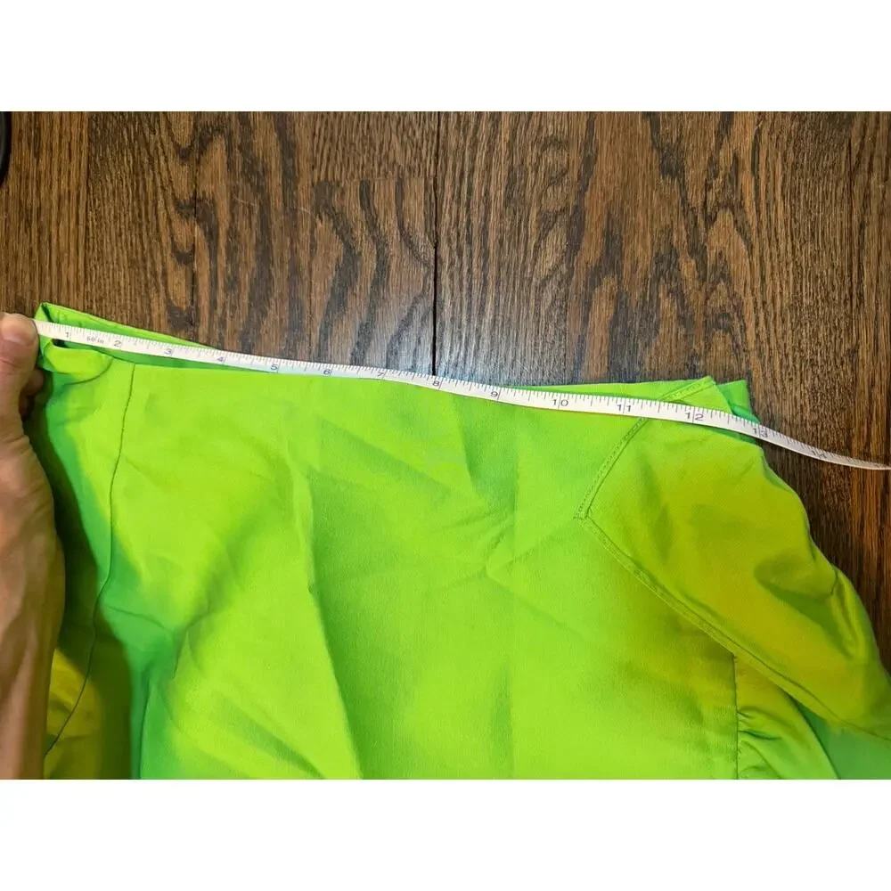 Sandro Womens Mini Skirt Ruffle Ruffles Green FR 34/ US 2 XS SFPJU00781 NWT $245